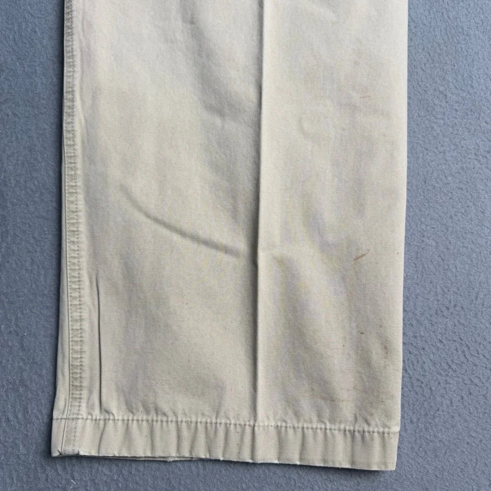 Columbia Mens Tan Khaki Cotton Canvas Cargo Utility Pants 40x32 AM 8255